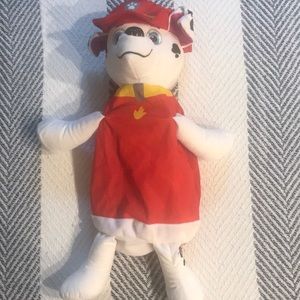 Paw patrol character plush backpack Marshall NEW